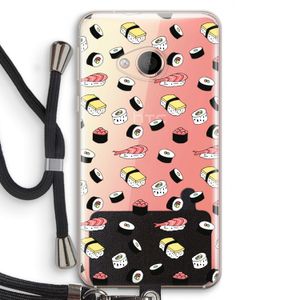 Sushi time: HTC U Play Transparant Hoesje met koord