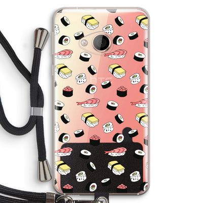 Sushi time: HTC U Play Transparant Hoesje met koord