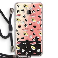 Sushi time: HTC U Play Transparant Hoesje met koord