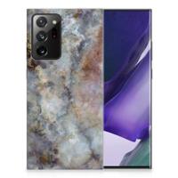 Samsung Galaxy Note20 Ultra | TPU | Siliconen hoesje | Marmer Grijs