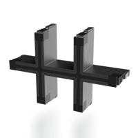 Weidmüller CABTITE GI H BK Frame Polyamid (glasvezelversterkt) Diepzwart (b x h) 67 mm x 44 mm 5 stuk(s)