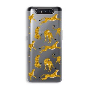 Luipaard: Samsung Galaxy A80 Transparant Hoesje