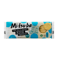 Mitsuba Sea salt crispy rice crackers 100 gram Mitsuba Sea salt crispy rice crackers 100 gram