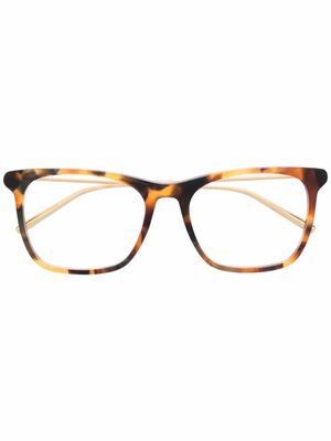 Boucheron Eyewear lunettes de vue à monture effet écaille de tortue - Marron