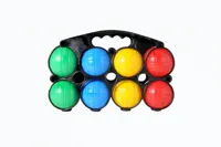 Engelhart Jeu de boules 8 ballen in zwarte tas Engelhart Jeu de boules 8 ballen in zwarte tas