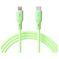 Akyga AK-USB-73 USB-kabel USB-C stekker, Apple Lightning stekker 1 m Groen