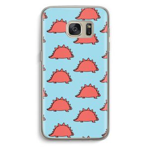 Dinosawrr: Samsung Galaxy S7 Transparant Hoesje