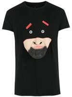 Amir Slama t-shirt en coton à imprimé graphique - Noir