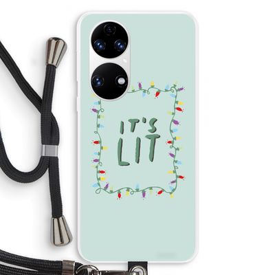 It's Lit: Huawei P50 Transparant Hoesje met koord