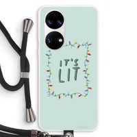 It's Lit: Huawei P50 Transparant Hoesje met koord