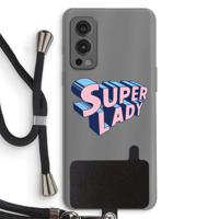 Superlady: OnePlus Nord 2 5G Transparant Hoesje met koord