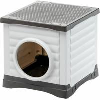 Huisdierbed Ferplast PETVILLA 50 Hars Thermoplast 38,5 x 43 x 38,5 cm Wit Grijs