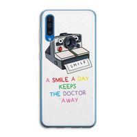 Smile: Samsung Galaxy A50 Transparant Hoesje