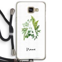 Green Brush: Samsung Galaxy A5 (2016) Transparant Hoesje met koord