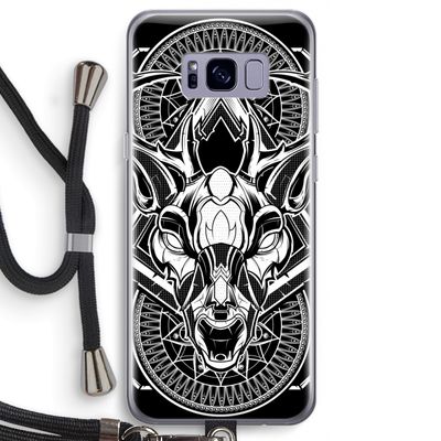 Oh Deer: Samsung Galaxy S8 Transparant Hoesje met koord