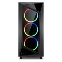 Sharkoon REV200 tower behuizing 4x USB-A | RGB | Tempered Glass - thumbnail