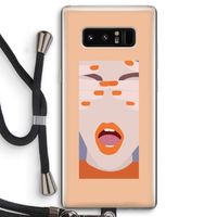 Surprise: Samsung Galaxy Note 8 Transparant Hoesje met koord