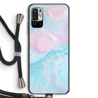 Fantasie pastel: Xiaomi Redmi Note 10 5G Transparant Hoesje met koord