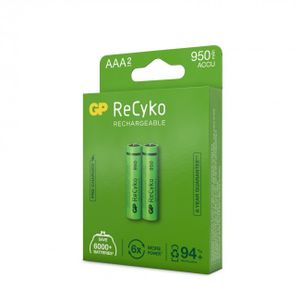 GP Batteries GPRCK95AAA646C2 Oplaadbare AAA batterij (potlood) NiMH 950 mAh 1.2 V 2 stuk(s)