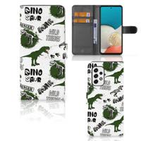 Telefoonhoesje | Met pasjeshouder | voor Samsung Galaxy A53 Dinosaurus