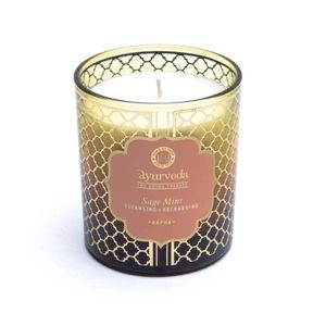 Ayurveda Geurkaars Salie Munt - 200g