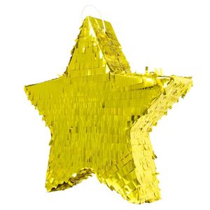Feest pinata gouden ster 45 cm