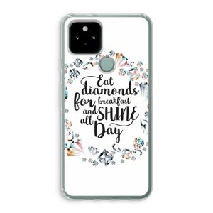 Diamonds: Google Pixel 5 Transparant Hoesje