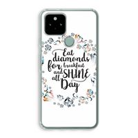 Diamonds: Google Pixel 5 Transparant Hoesje Diamonds: Google Pixel 5 Transparant Hoesje