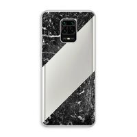 Zwart marmer: Xiaomi Redmi Note 10 Lite Transparant Hoesje