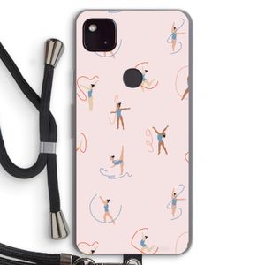 Dancing #3: Pixel 4a 5G Transparant Hoesje met koord