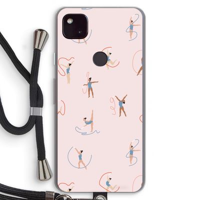 Dancing #3: Pixel 4a 5G Transparant Hoesje met koord