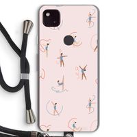 Dancing #3: Pixel 4a 5G Transparant Hoesje met koord