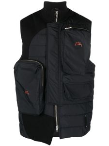 A-COLD-WALL* gilet zippé à poches cargo - Noir