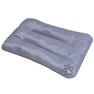 VidaXL Hondenmatras maat l grijs