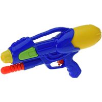 1x Waterpistolen/waterpistool blauw van 30 cm kinderspeelgoed - thumbnail