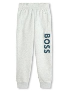 BOSS Kidswear pantalon de jogging à logo imprimé - Gris