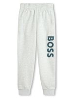 BOSS Kidswear pantalon de jogging à logo imprimé - Gris - thumbnail