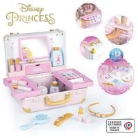 Smoby - Disney Princess - Valigia beauty facile da trasportare - 13 accessori inclusi: acconciatura, unghie, trucco - Fabricatio