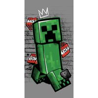 Minecraft Strandlaken Metro Art Creeper - 70 x 140 cm - Katoen - thumbnail