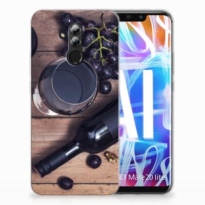 Huawei Mate 20 Lite | Siliconen Case | Wijn