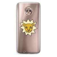 Kleine leeuw: Motorola Moto G6 Transparant Hoesje - thumbnail