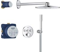 Grohe Precision SmartControl inbouw regendoucheset met 3 straalsoorten rond Ø31cm chroom