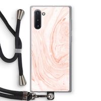 Peach bath: Samsung Galaxy Note 10 Transparant Hoesje met koord