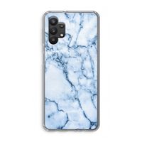 Blauw marmer: Samsung Galaxy A32 5G Transparant Hoesje