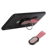 Universele vinger riem grip zelf houder mobiele telefoon staan voor iPad iPhone Galaxy Huawei Xiaomi LG HTC en andere smartphones (Rose Gold)