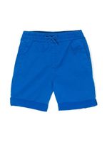 Kenzo Kids short en coton à logo brodé - Bleu