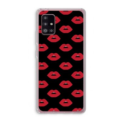 Lips: Samsung Galaxy A51 5G Transparant Hoesje