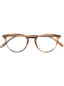 Garrett Leight lunettes de vue à effet écaille de tortue - Marron