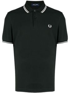 Fred Perry polo en coton à bordures contrastées - Vert