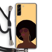 Golden hour: Samsung Galaxy S21 Plus Transparant Hoesje met koord